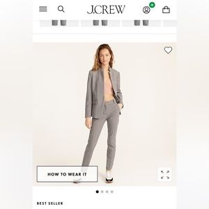 J Crew Cameron Pant - Heather Grey